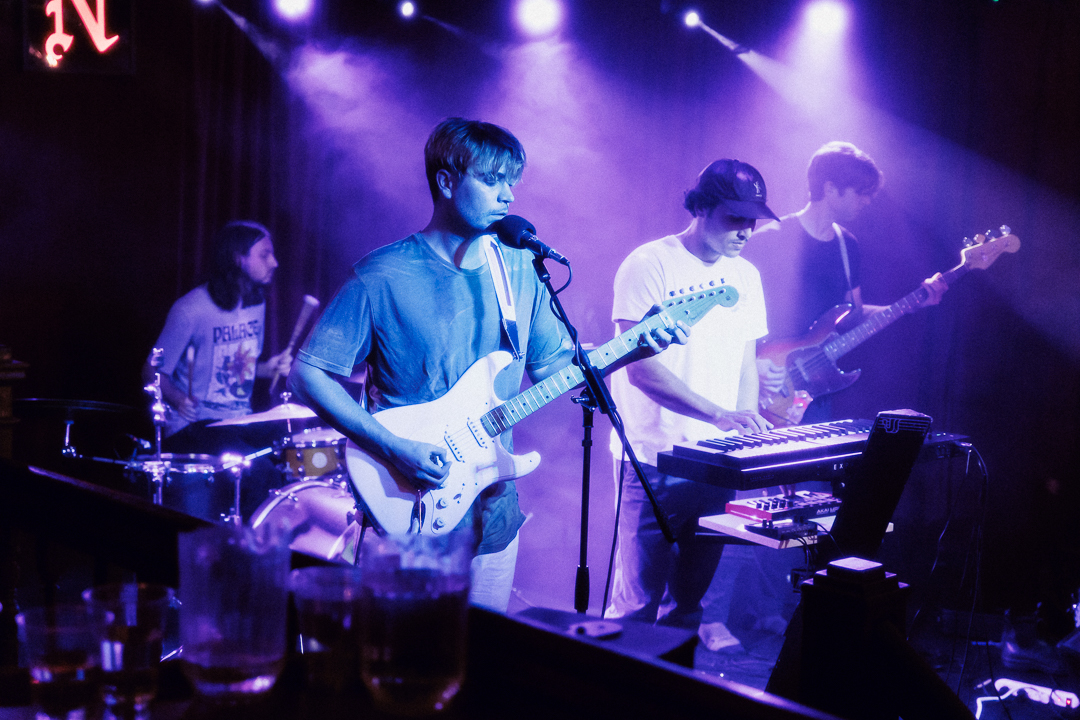 Darksoft performing live with a full band